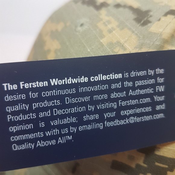 NWT ENBRIDGE Hat Organic Cotton Trucker Hat Curved bill Embroidered Camo Cammo - Picture 10 of 16